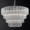 Tuvalu 4 Tier 9 Light Chandelier Crystal & Polished Chrome - Image 3