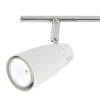 Loft 4 Light Bar Spotlight Matt White Polished Chrome - Image 2