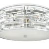 Seville 3 Light Flush Polished Chrome Crystal With Diffuser - Image 2