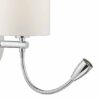 Feta Wall Light LED Polished Chrome Base Only - Image 2