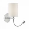 Feta Wall Light LED Polished Chrome Base Only